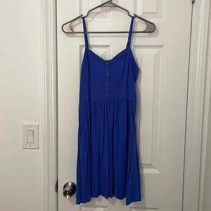 Blue Dress w/Pockets